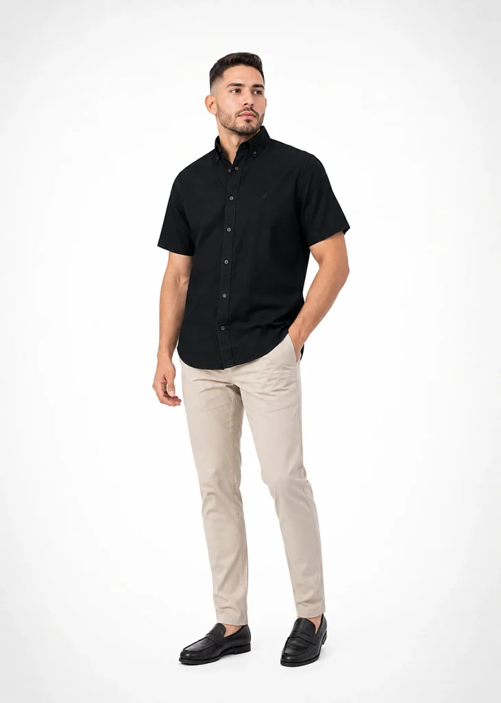 Camisa Men Slim Fit Logo Solido