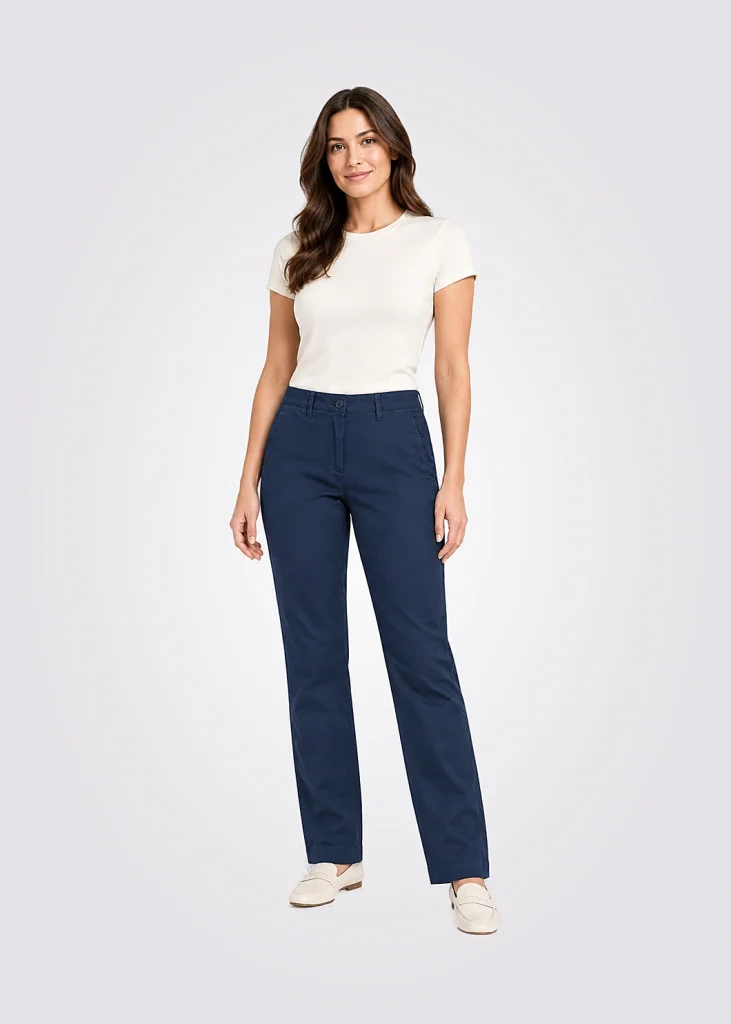 Pantalon Women Slim Fit Casual Solido