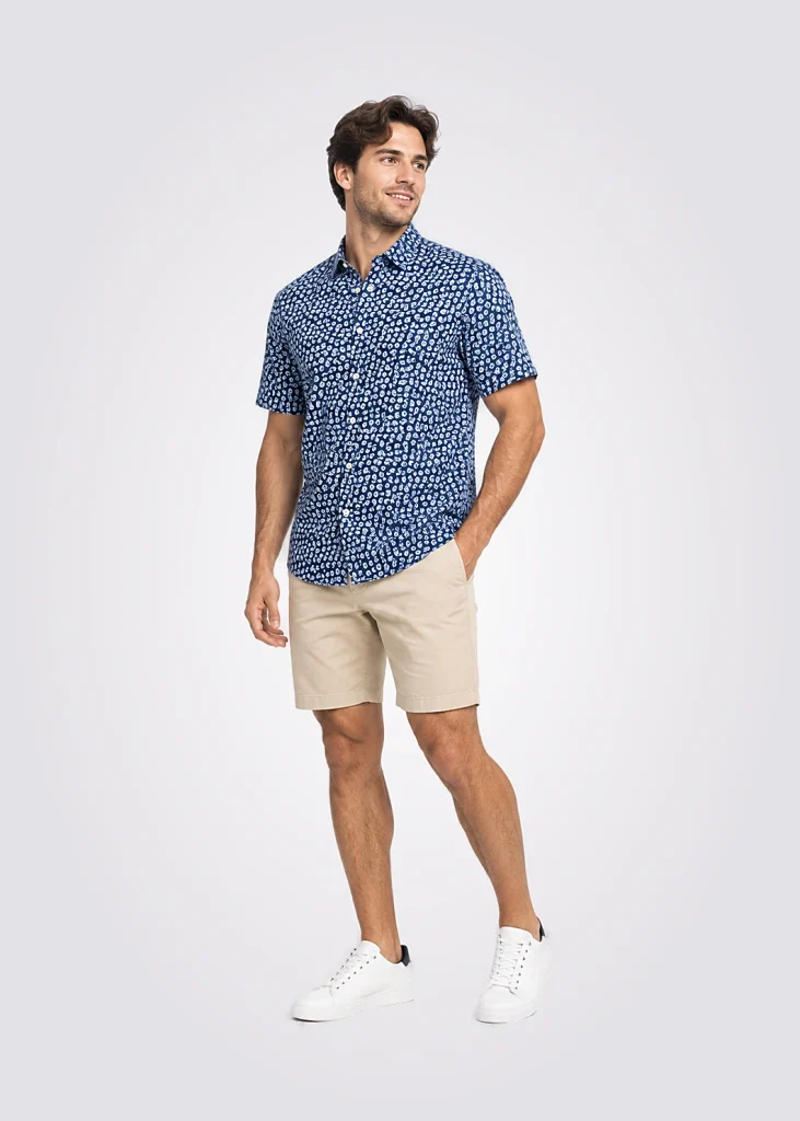 Camisa Men Regular Fit Logo Estampada