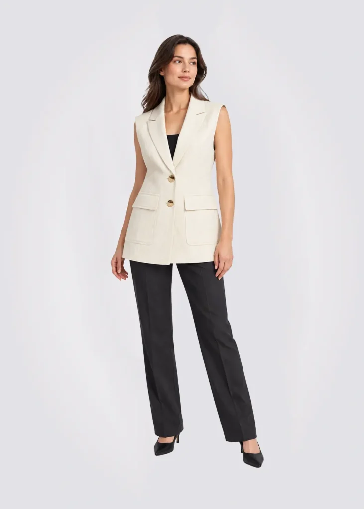 Chaleco Women Regular Fit Sin Logo Solido