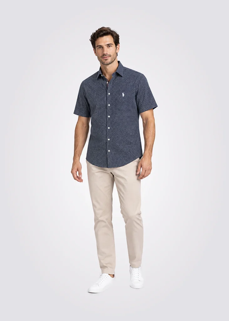 Camisa Men Custom Fit Pony Player Estampada