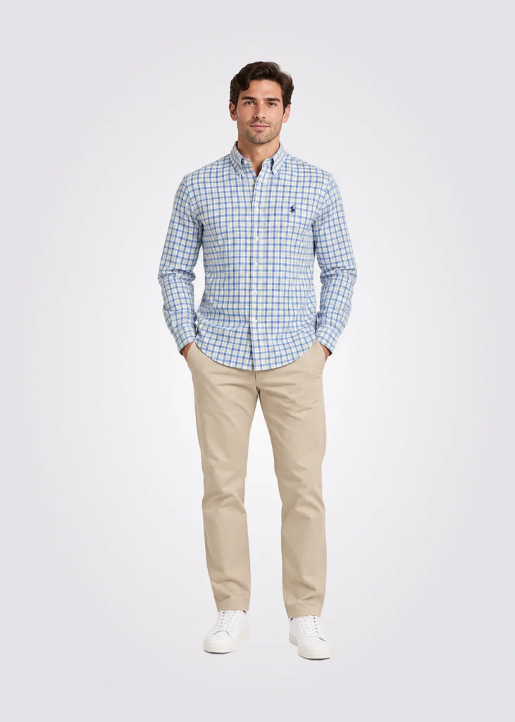 Camisa Men Regular Fit Pony Player Cuadros