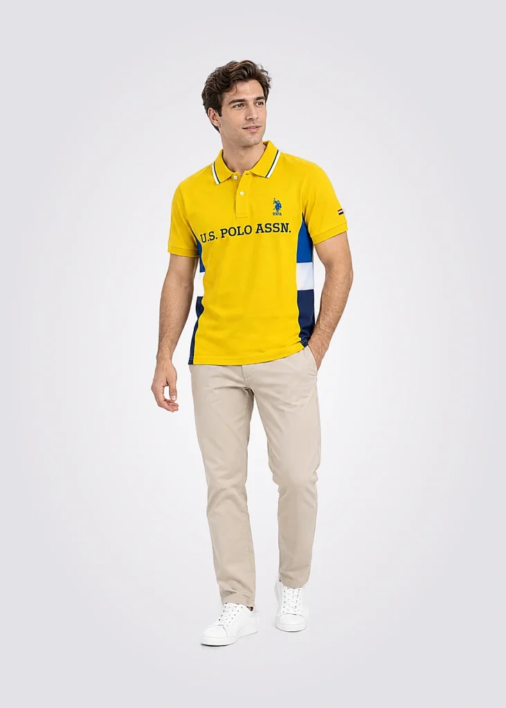 Playera Men Custom Fit Letter Solido