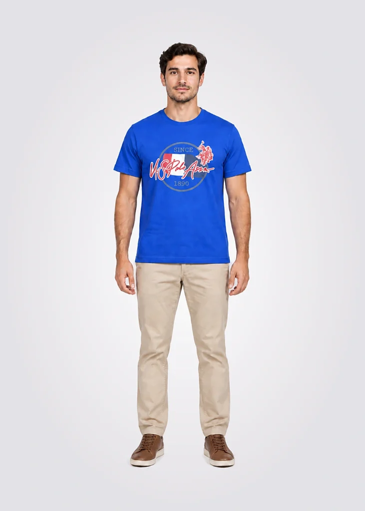T-Shirt Men Custom Fit Graficos Solido