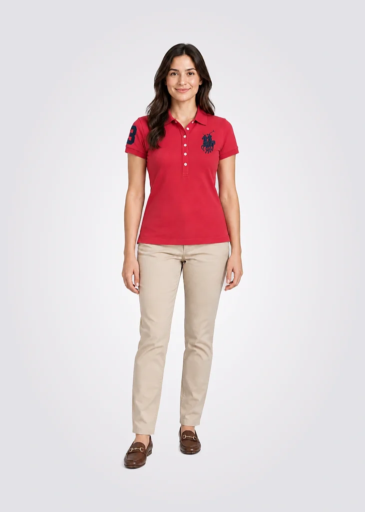 Playera Women Regular Fit Big Pony Solido