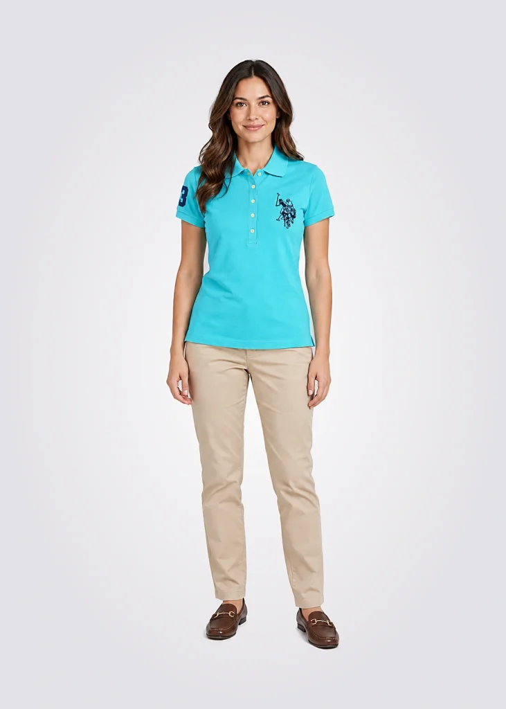 Playera Women Regular Fit Big Pony Solido