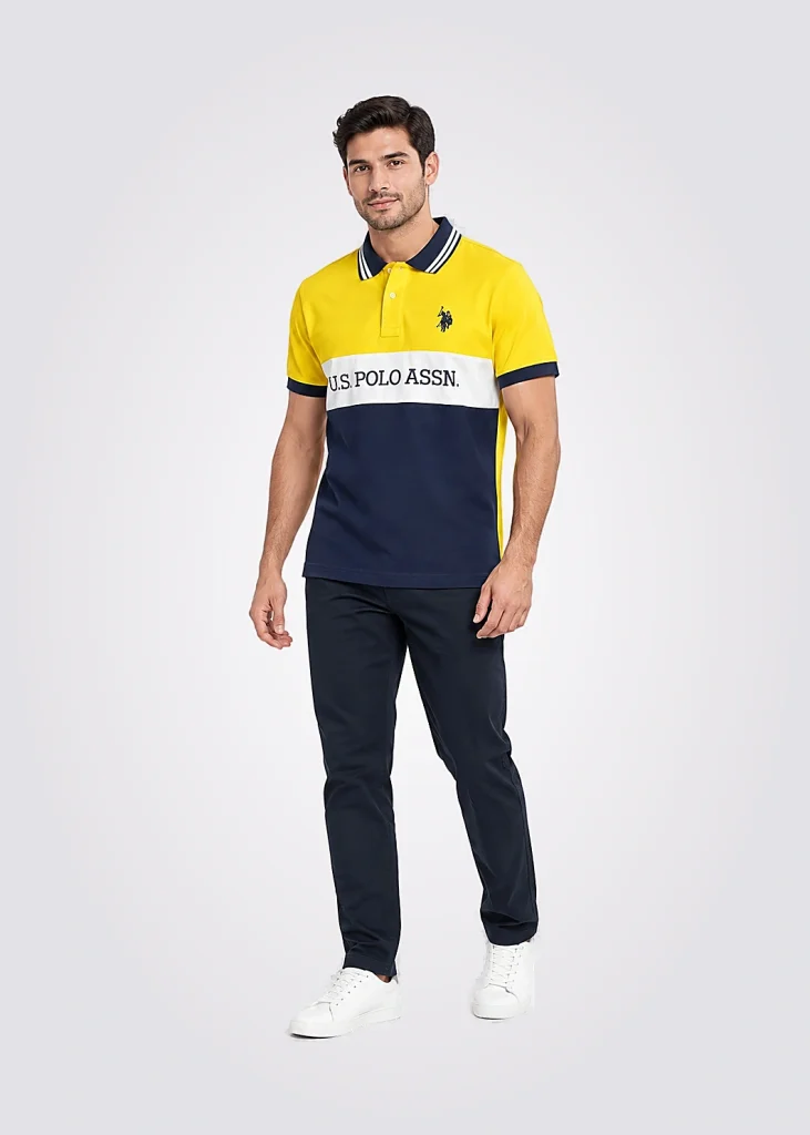 Playera Men Custom Fit Letter Solido
