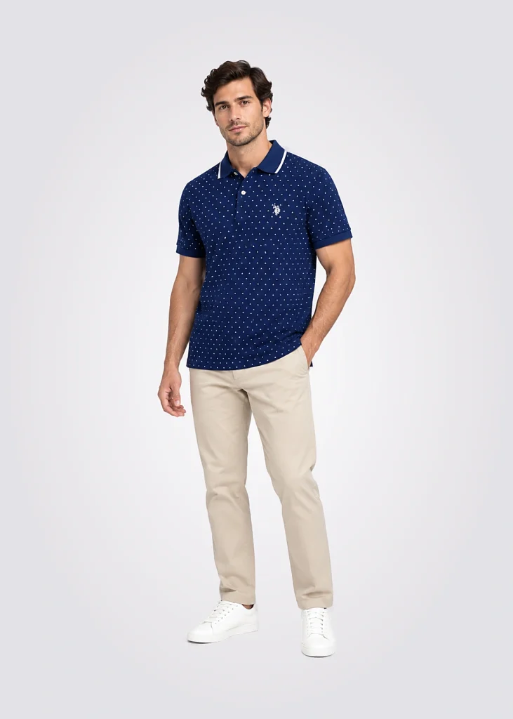 Playera Men Custom Fit Pony Player Estampada