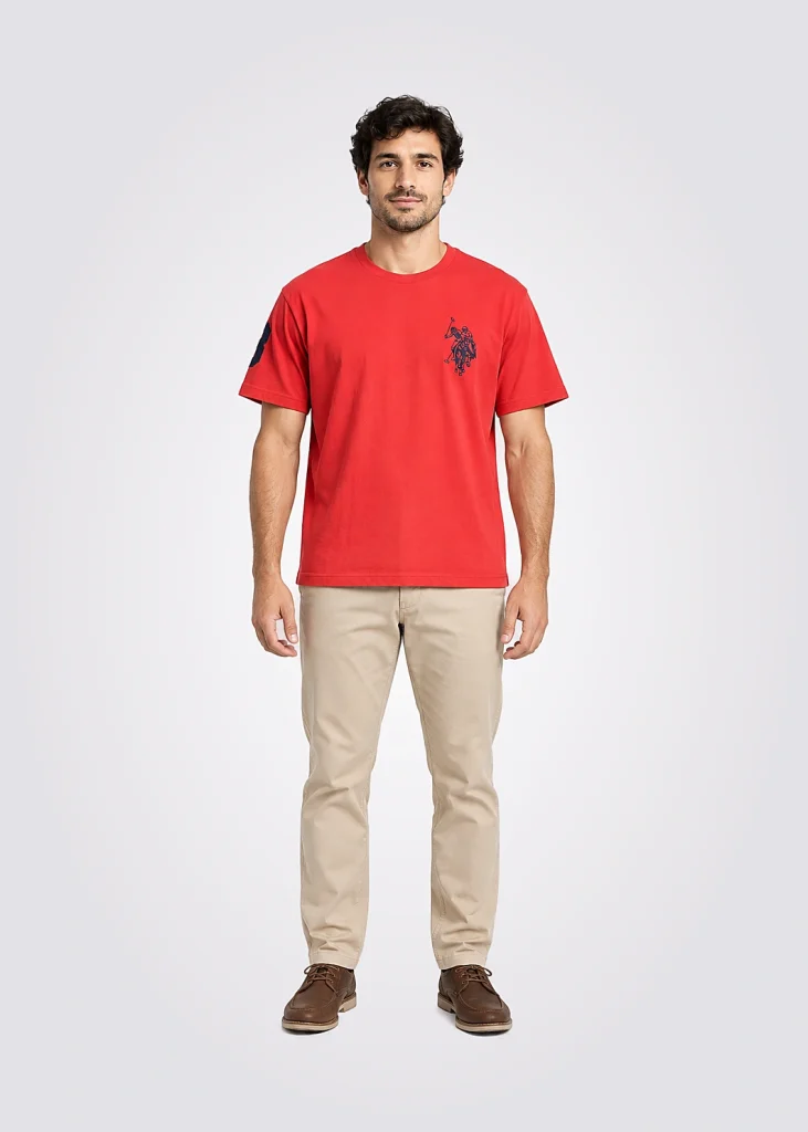 T-Shirt Men Regular Fit Big Pony Solido